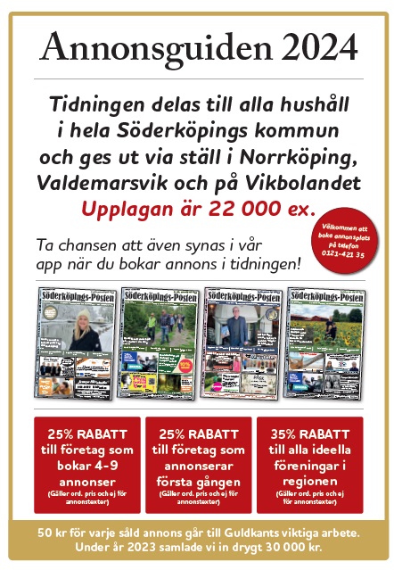 Annonsera | Söderköpings-Posten - Positiv - Personlig - Lokal